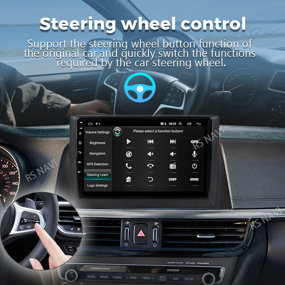 Android 16 For Kia Optima 4 JF 2015 - 2020 LHD 2K QLED Android Car Radio Multimedia Video Player GPS Stereo CarPlay 4G Head Unit