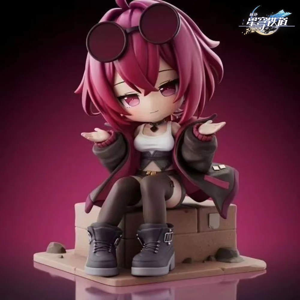 

Honkai Star Rail Kafka Anime Figure Cute Chibi Kafka Collectible Model Statue Game Character Desk Decoration Toy Gift for Fans
