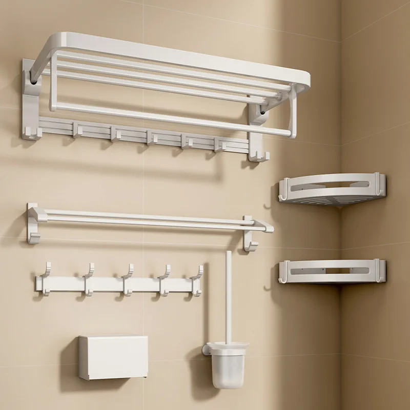 

Bathroom Shelves No-drill Wall Mount Corner Shelf Shower Storage Rack Holder for WC Shampoo Organizer Bathroom Accessories