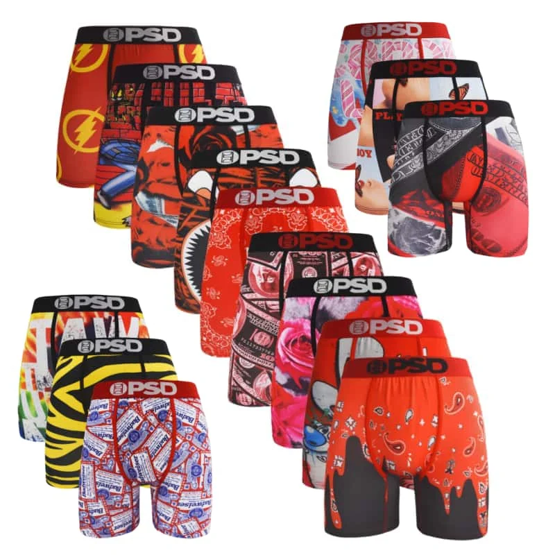 

Sexy Print Men Underwear Boxer Cueca Male Panty Lingerie Men Underpants Panty Boxershorts S-XXL