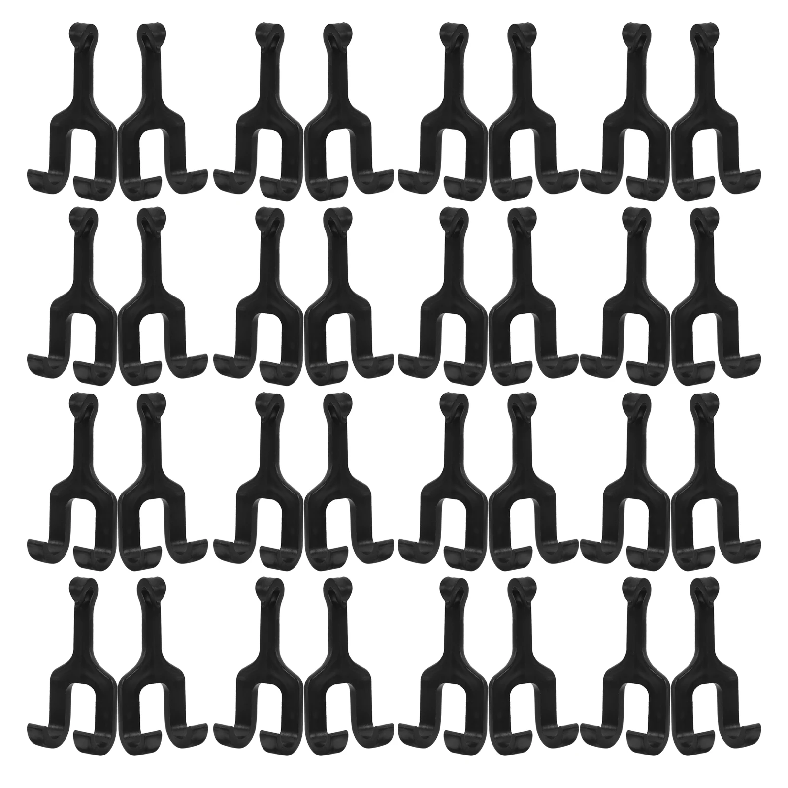

50pcs Melon Hook Bracket Heavy Duty Black Growing Plants Cantaloupe Watermelon Climbing Support Gardening Accessories Wall