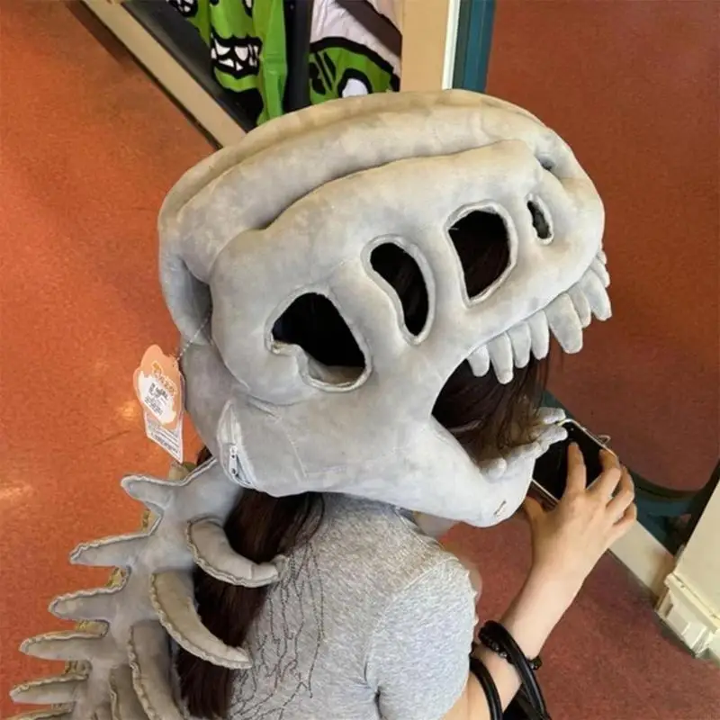 

Realistic Dinosaur Skeleton Costume With Breathable Fabric For Cosplay And Educational Event
