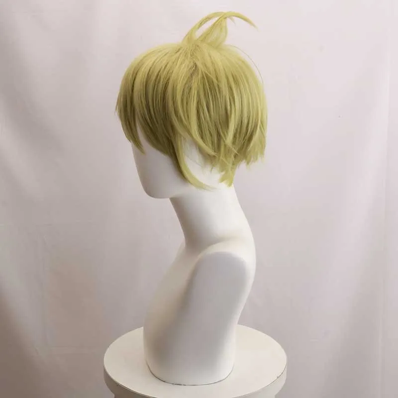 Nieuwe Danganronpa V3: Amaru Tenshi cosplay pruik met roos en omgekeerde pony voor het karakter Tenshi Amaru.