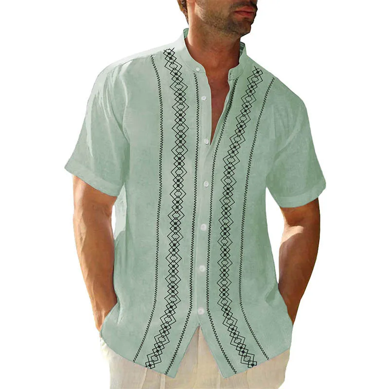 2024 Trendy Hot Selling Men\'s Shirt Top Summer Short Sleeve Casual Fashion Hawaiian Shirt High Quality Large Size XS-5XL