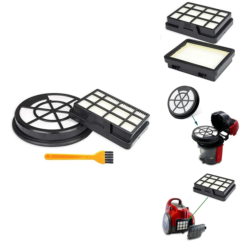 Набор HEPA-фильтров для Amazon Basics, цилиндрический пылесос, Женский B071VNCNLF BGS05AAA1 BGS05AAA2 набор