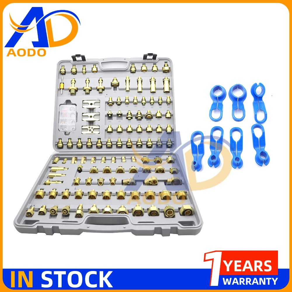 

New 7+109 Piece Set Cold Oil Pipe Disassembly And Assembly Tools And Connectors For Universal Vehicles 116 Piece Set