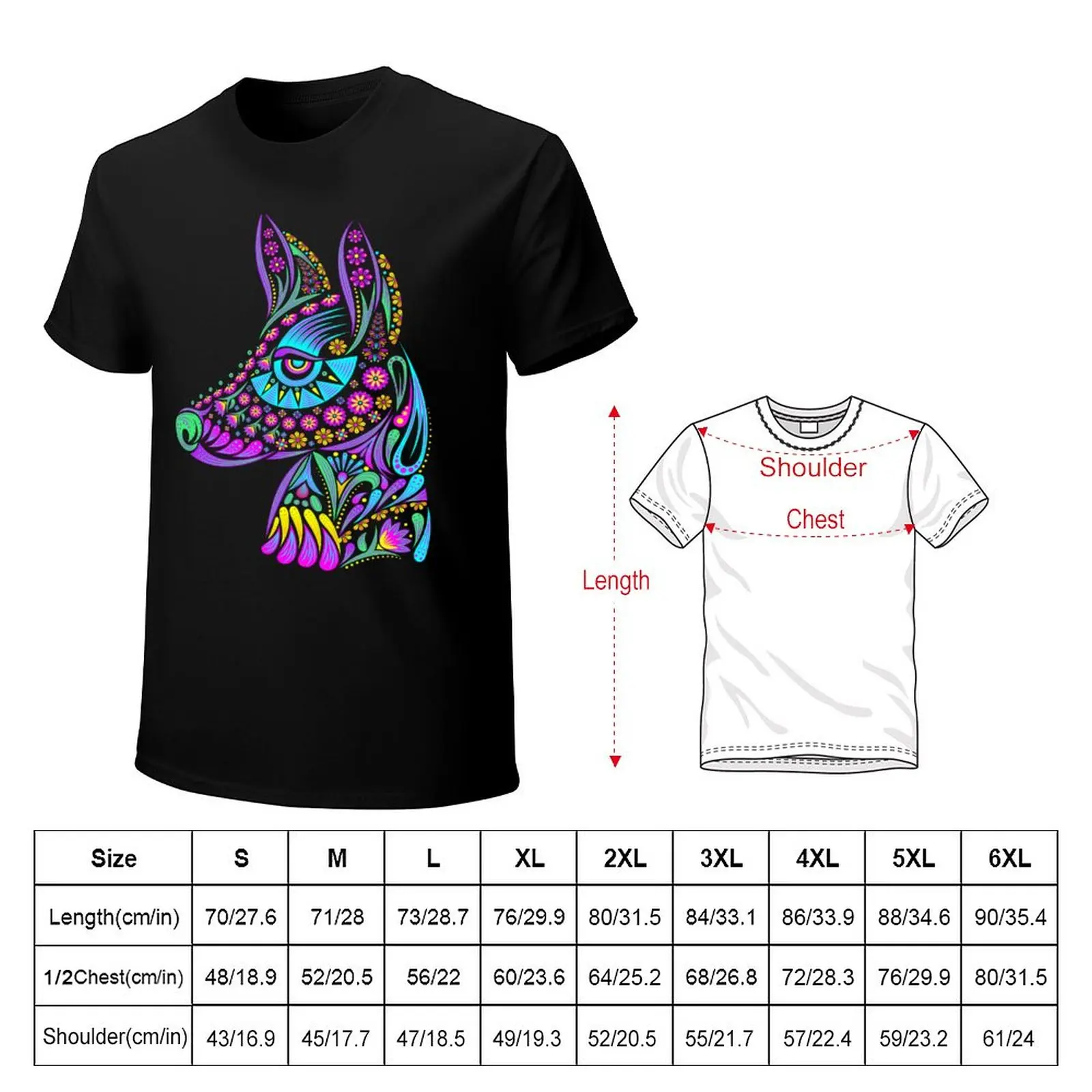 Xoloitzcuintli T-Shirt plus sizes graphics anime clothes black t-shirts for men