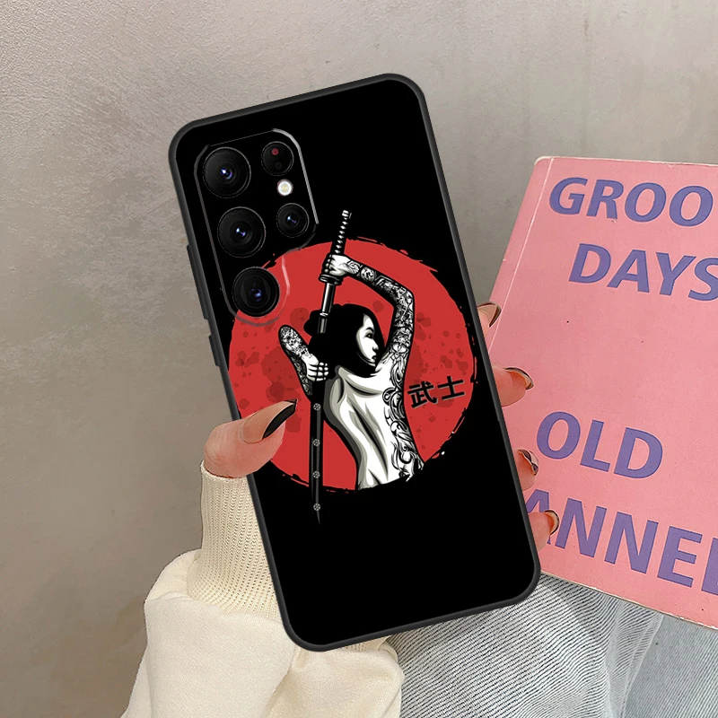 حافظة ساموراي واريور اليابانية لهاتف سامسونج جالاكسي S24 Ultra S20 S21 S22 S23 S25 Ultra S9 S10 Plus S25 FE #6