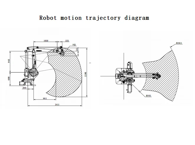 Newly Launched Four Axis Palletizing Robot Arm BRTIRPZ2480A Industrial Robot BORUNTE Robot Arm