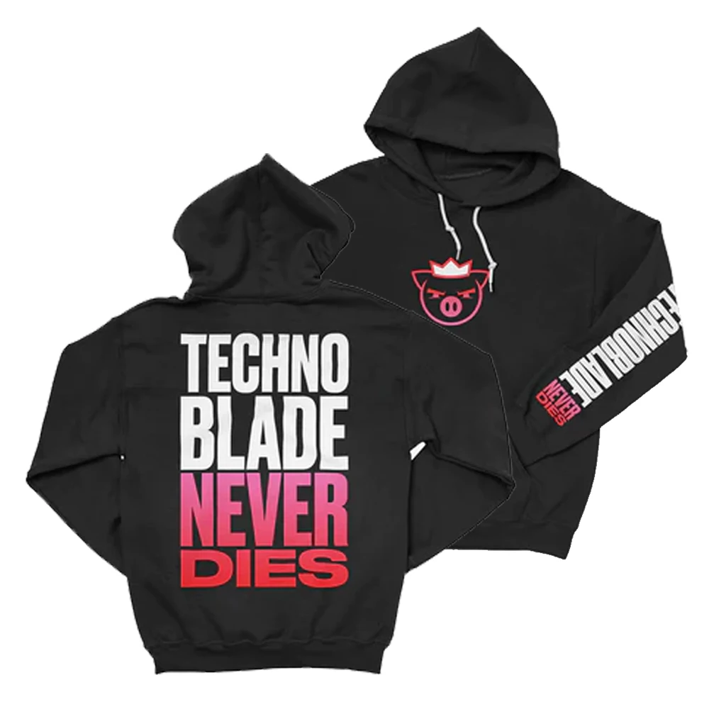 

Technoblade Never Dies Pullover Hoodie Long Sleeve Streetwear Men Women Sweatshirt 2023 Casual Style Fashion Clothes