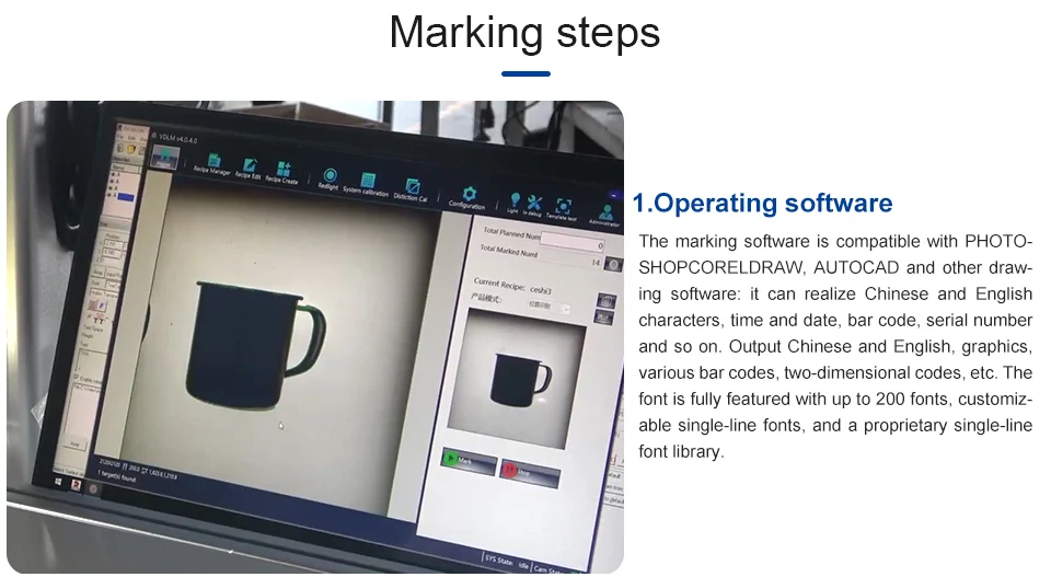 100W Desktop Conveyor Laser Marker with CCD Vision, Auto Alignment & High-Precision Engraving for Batch Production on Metal Part