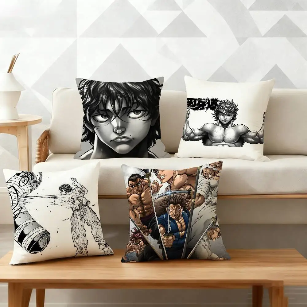 

B-baki dou Pillow Case Cushion Cover Throw Pillow Case For Car Sofa