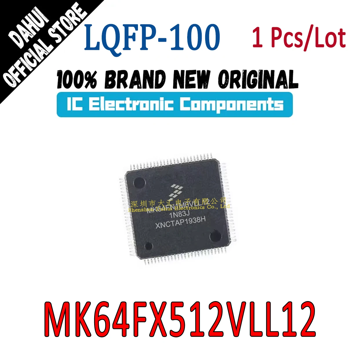 

(1piece)100% New MK64FX512VLL12 LQFP-100 chip IC In stock