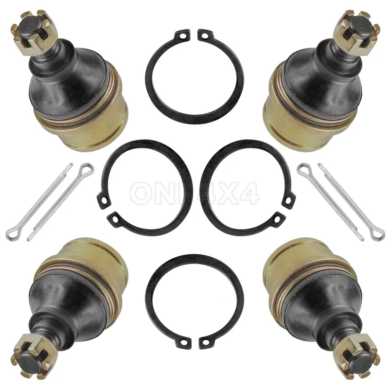 4PCS upper and lower ball heads suitable for Honda TRX420 450 500 650 680 Foreman Rubicon Rincon TRX350 450ES 450S 51355-HP5-601