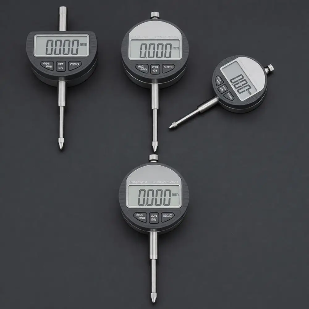 Electronic Digital Dial Gauge Micrometer Precise Measurement Tool 0 001mm Resolution For Workshop Quality Control Inspection