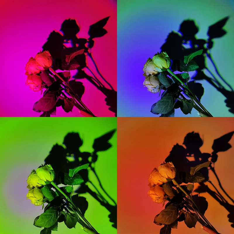 Remote Control Colorful Internet Celebrity Live Sunset Light Photography Sunset Light Supplement Light RGB Sunset Light