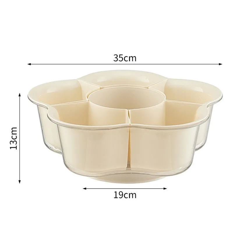 

Rotatable Vegetable Plate for Hot Pot Dining Multi-Functional Drainage Vegetable Display Tray Utensil for Restaurant