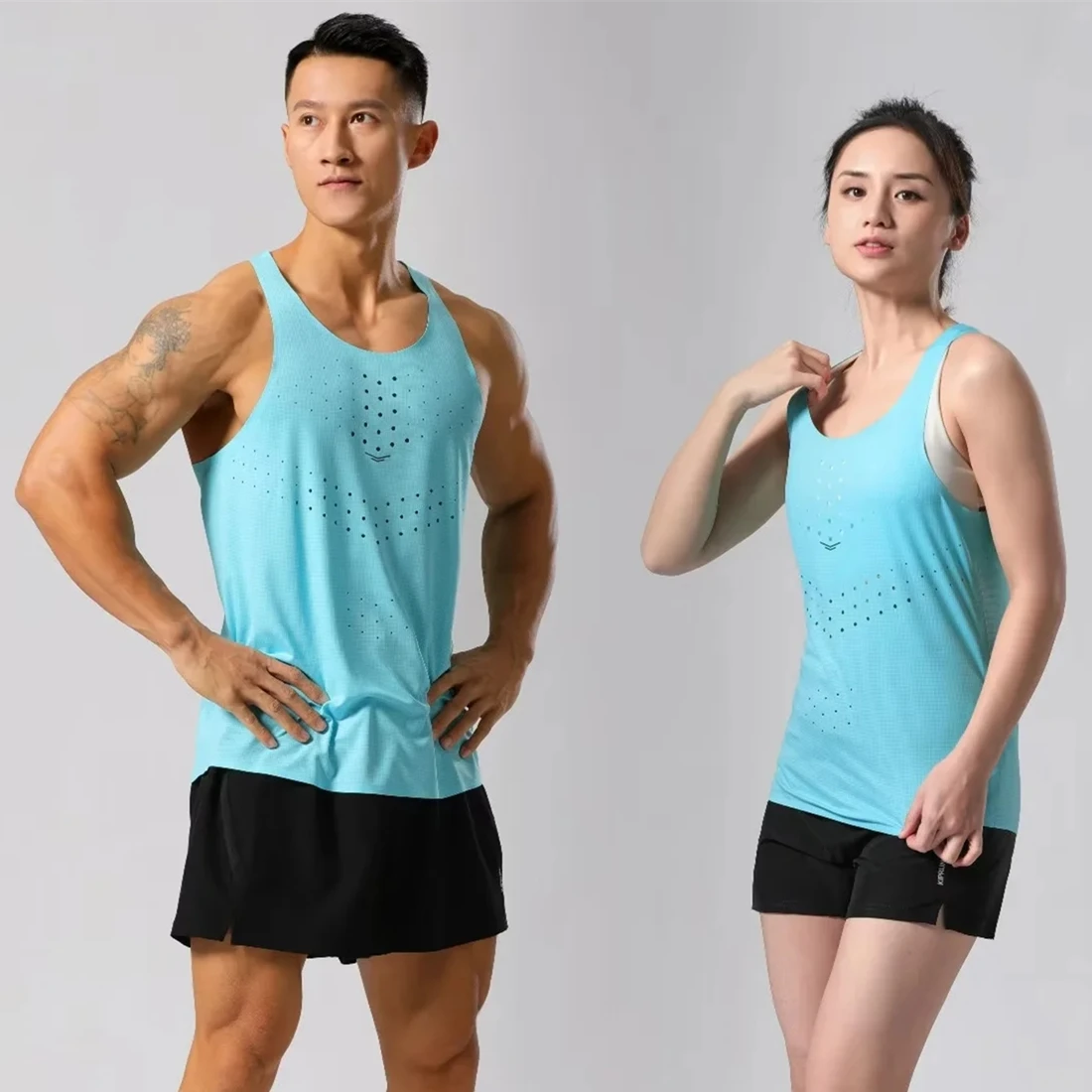 

Mens Womens Ultra-Light Running Vest Quick Dry Hole Breathable Tops Athletics Marathon Gym Fitness Workout Training Sports Vests