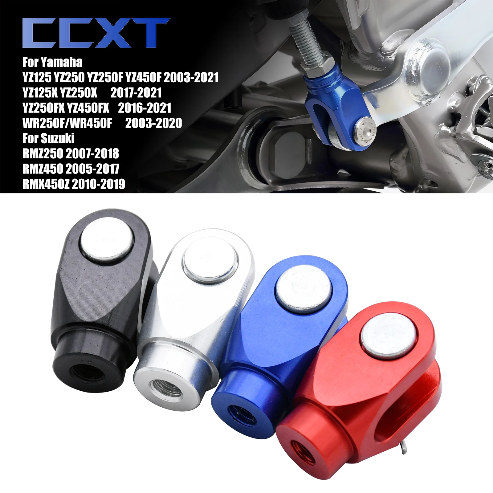 CNC Aluminium Rear Brake Clevis For Yamaha  YZ125 YZ250 YZ250F YZ450F 2003-2021 WR250F WR450F 2003-2021 YZ125X YZ250X YZ250FX