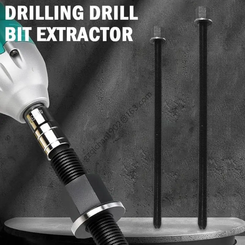 X7AB Heavy Duty Drill Bit Remover Extractor Tool Suitable For Stuck Concrete Coring Bits Reverse Impact Mechanism 40cm