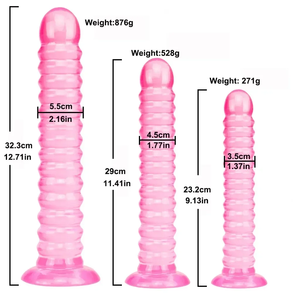 5 Style Jelly Anal Dildo With Suction Cup Huge Dildos Sex Toys for Woman Men Fake Dick Big Penis Anal Butt Plug Erotic Sex Shop