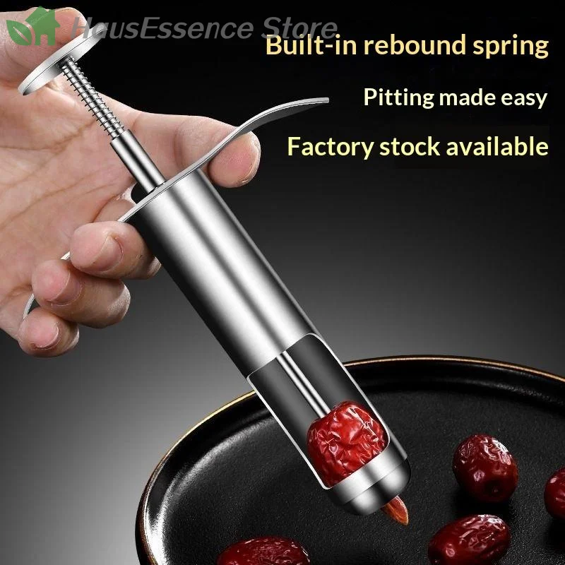 ※1 Pcs Cherry Olive Pitter Cherry Corer Pitter Tool Cherry Seed Remover Stoner Corer Tool Multi-Function Fruit Pit