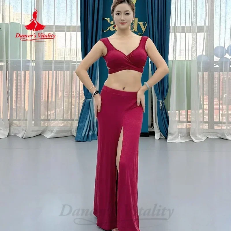 Belly Dancing Clothing Women Customized Elegant and Comfortable Practice Set Girls' Oriental Dance Professional Training Costume