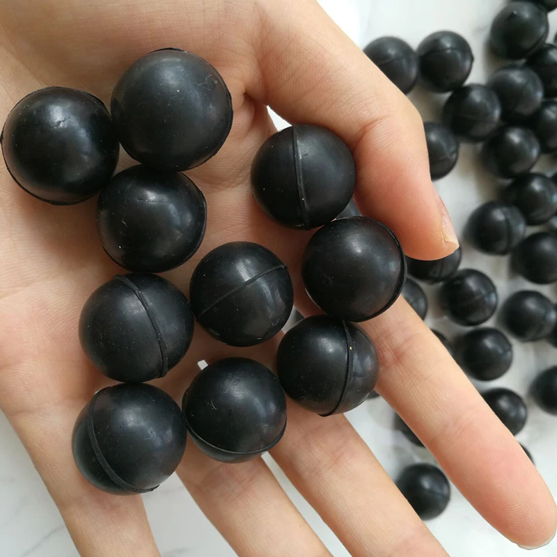 10/30/50/100PCS Diam 2mm-30mm Solid Rubber Ball Vibrating Screen Rubber Ball Elastic Ball Industrial Wear-resistant Rubber Ball