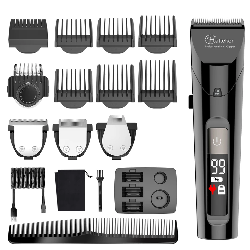 

All In One Professional Hair Trimmer For Men Grooming Electric Beard Hair Clippers Rechargeable Hair Cutting Machine Adjustable