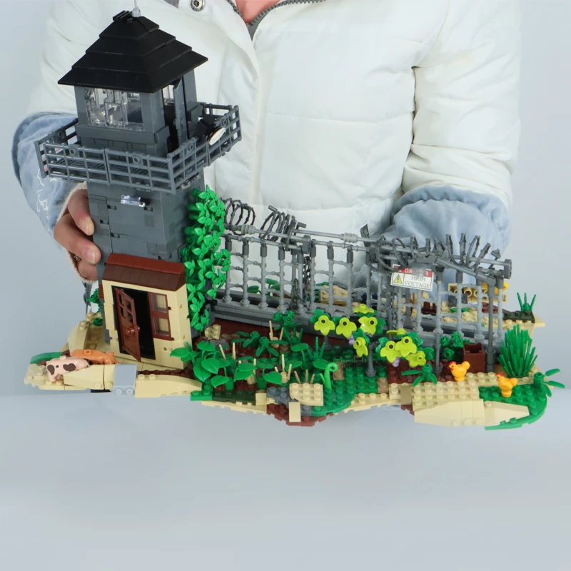 Ville Halloween cimetière scène squelette soldat figurines blocs de construction Zombie tombe fantôme plante citrouille MOC briques enfants jouet cadeau