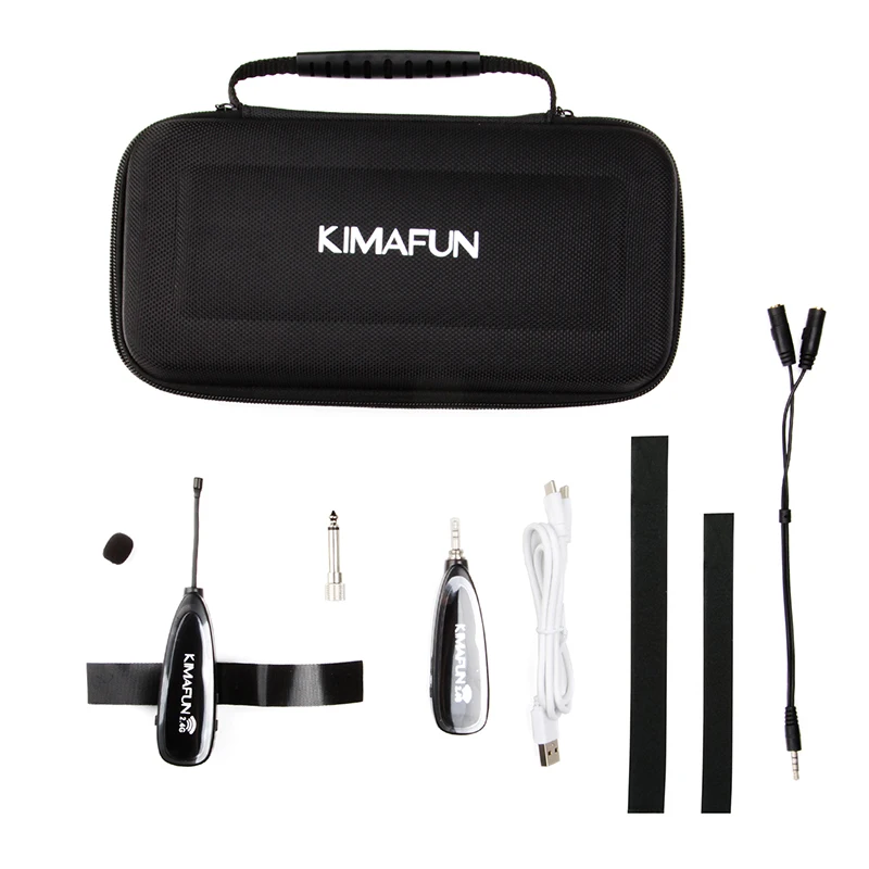 2.4G Auto-pairing Wireless Omnidirectional Flute Microphone Clarinet Harmonica Piccolo 2.4G Mini Flute Microphone Instrument