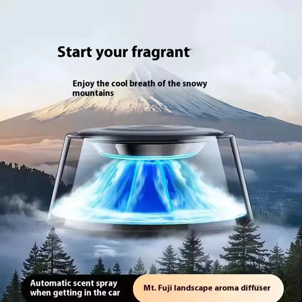 2025 New Premium Scenic Fragrance Car Air Freshener Auto On/Off Adjustable Intensity Automotive Diffuser for Vehicle Interior