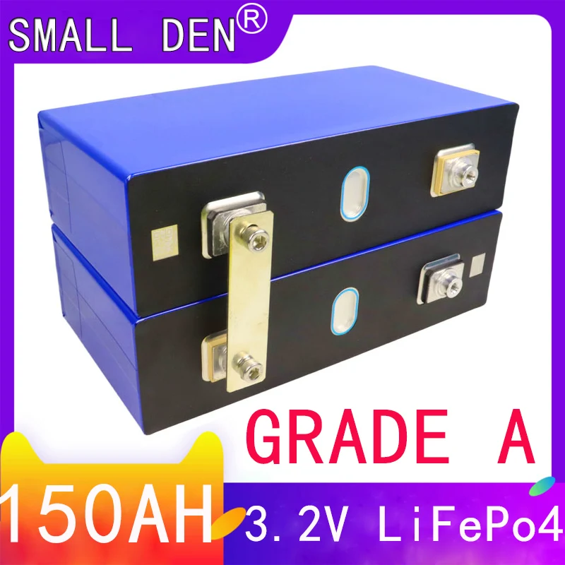 

4000 cycle new 3.2 v150ah lifepo4 battery DIY 4s 8s 12v 24V 48V A-level RV golf cart marine solar system rechargeable battery