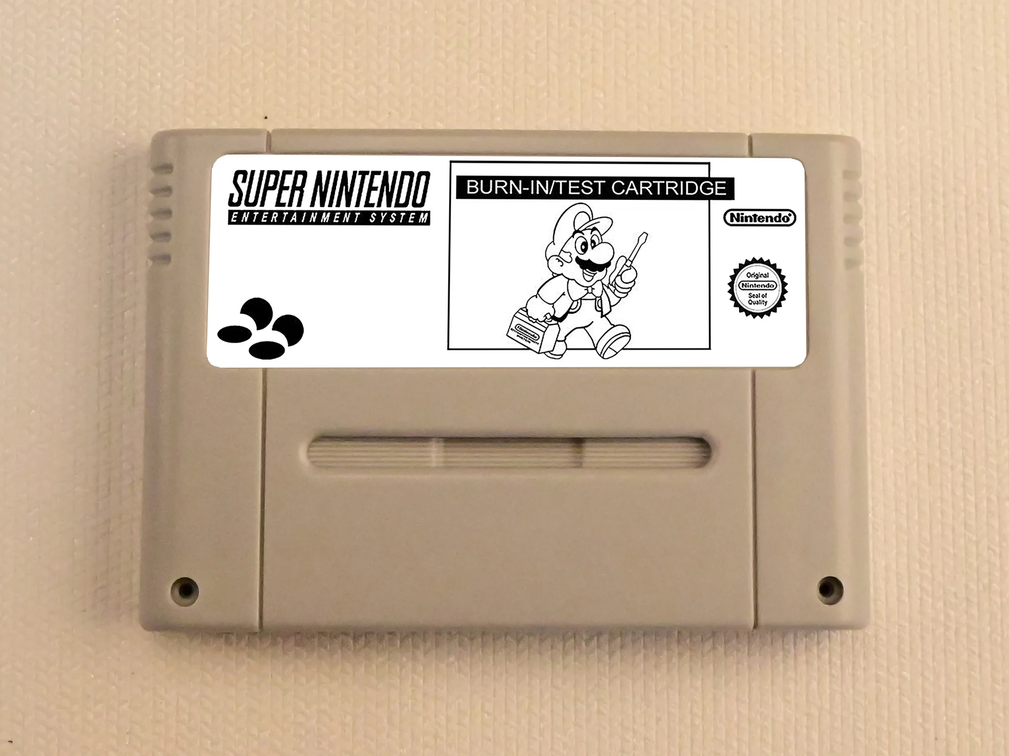 Cartucho de prueba de combustión SNES (Rev. D)