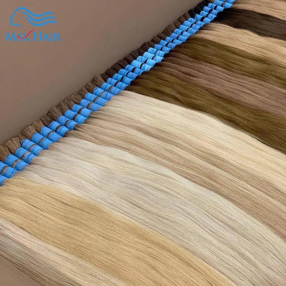 Human Hair bulk 100% human hair Virgin Remy hair Striaght hair Bundles Highlight Original Bulk Extensions Blonde hair Braiding
