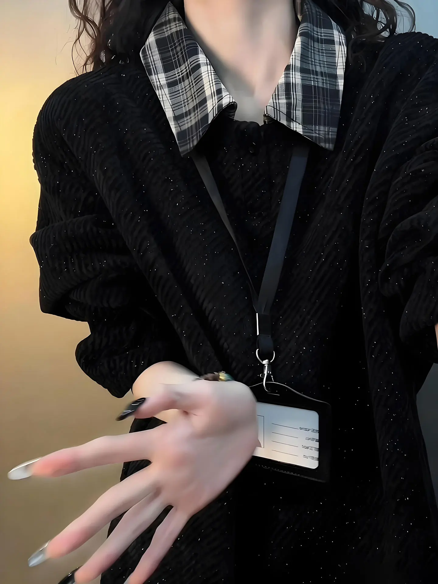 

Thiened Fce Hoodie ex Long Sve Collar Warm Casual Streetwear for Autumn Winter Seasonal Changeable Weather