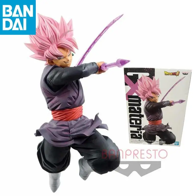 

Bandai Original Dragon Ball Super BANPRESTO G X materia Black Goku Zamasu Model Action Figure Toy Collection Gift in Stock