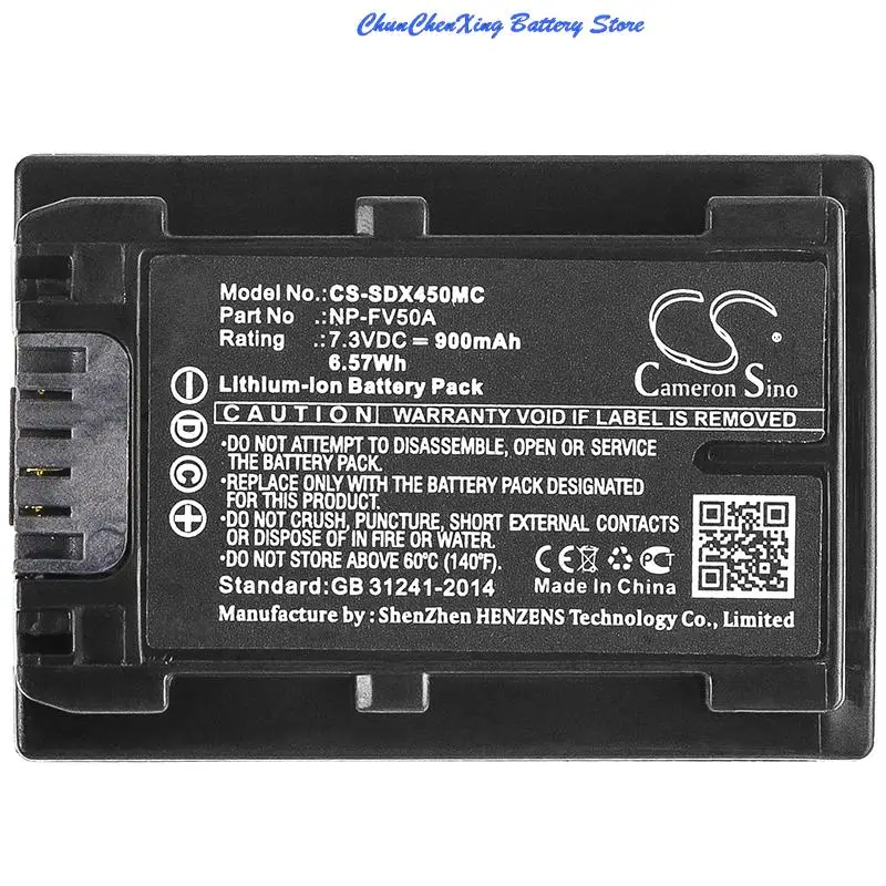 

Cameron Sino 900mAh/1030mAh/1600mAh/2050mAh/2700mAh/3050mAh battery for Sony FDR-AX40,AX45,AX60,CX625,CX680,VG30,CX450,AX53,AX33