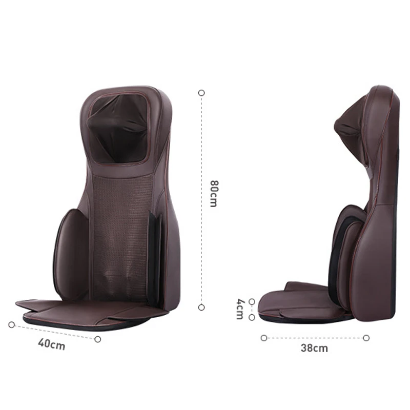 Poduszka do masażu całego ciała Elektryczne krzesło do masażu Poduszka biurowa Mata wibracyjna Podgrzewana poduszka powietrzna do szyi i pleców Squezz LEK-909C