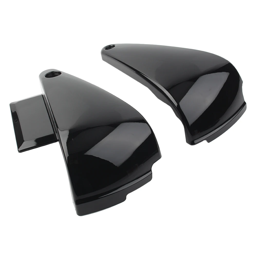 2Pcs Black ABS Motorcycle Battery Side Fairing Cover For Kawasaki Vulcan VN400 VN800 1995-2000 2001 2002 2003 2004 2005 2006