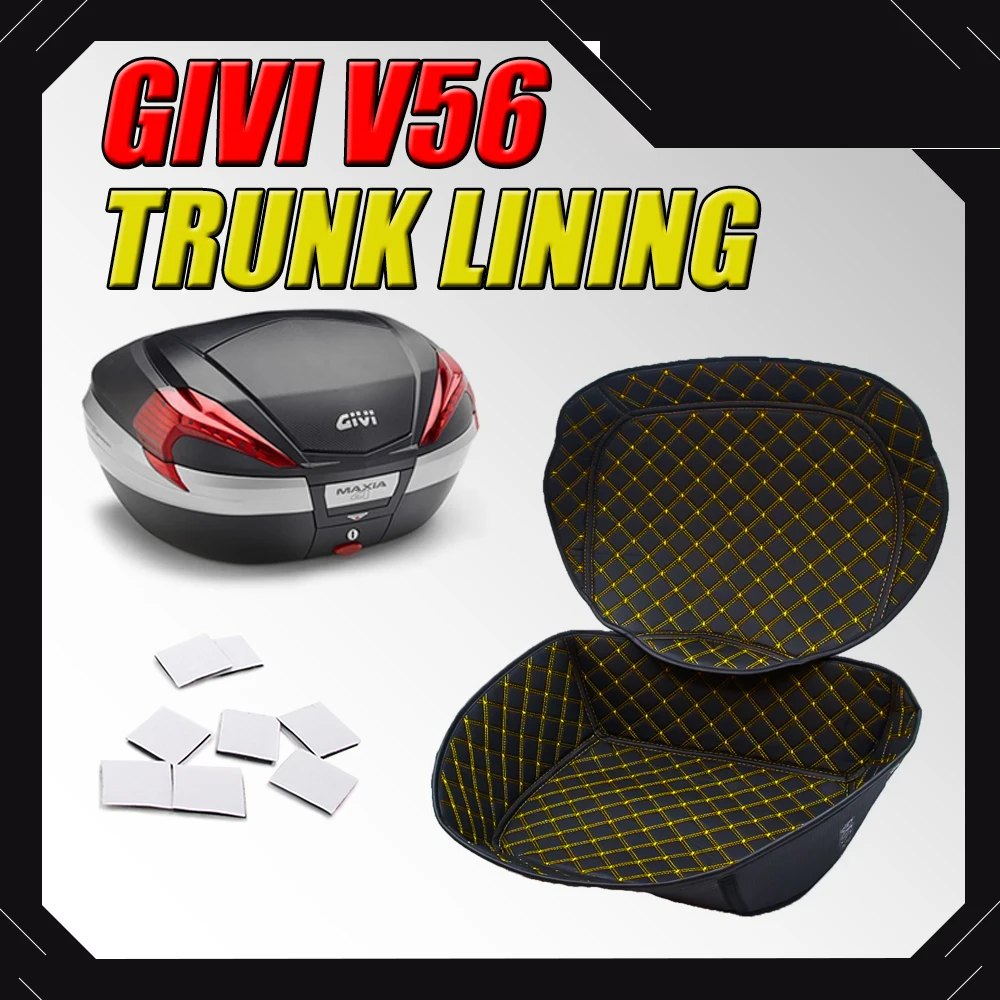 For GIVI V56 Motorcycle Rear Trunk Case Liner Luggage Box Inner Rear Tail Seat Case Bag Lining Pad Accessories