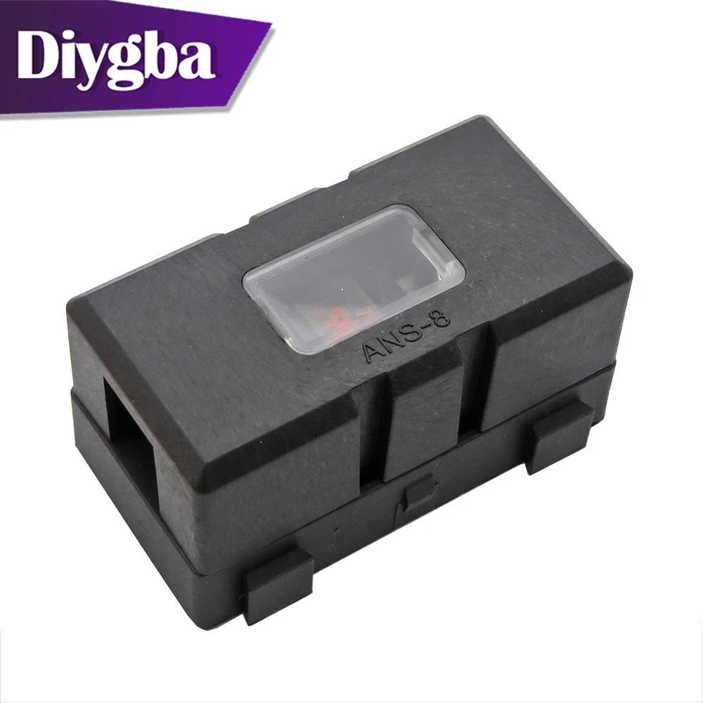 1 SZTUK 52x27,5 mm ANS-8 Wtyczka widełkowa trąbki Uchwyt bezpiecznika Podstawa płyty zabezpieczającej Bagażnik samochodowy Skrzynka bezpieczników Typ śruby DIYGBA — zdjęcie produktu 2