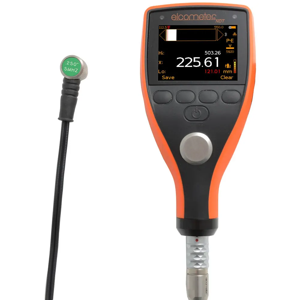Elcometer MTG8BDL-TXC Digital Ultrasonic Coating Thickness Gauge Tester