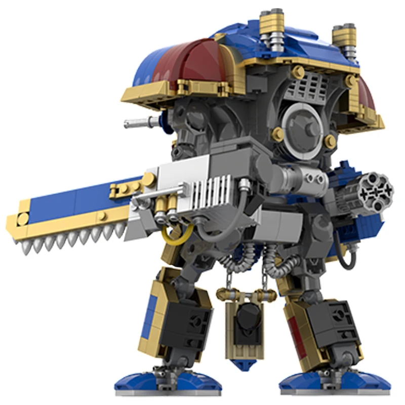 Beliebte Spiele 40K Modell Gebäude Moc Ziegel Hammer Schlacht Mech Sammlung Technologie Blöcke Geschenk Modulare Weihnachten Spielzeug DIY Sets