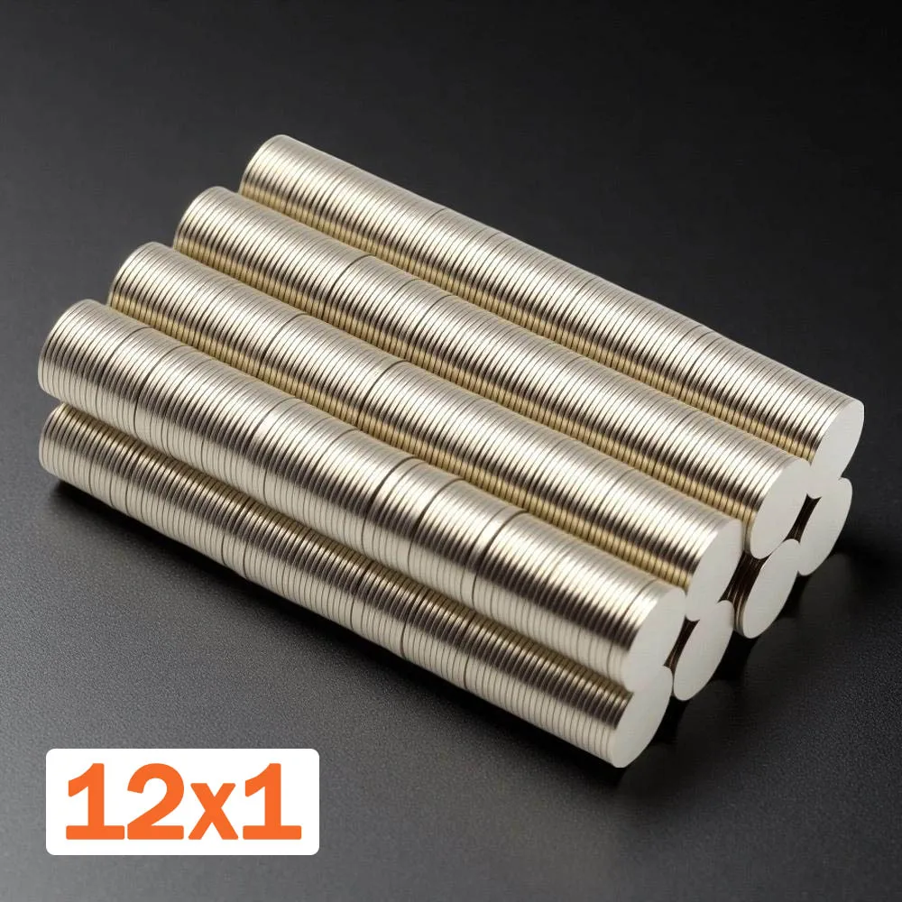 12x1mm Super Strong Magnet N35 Round Magnetic NdFeB Neodymium Magnet Powerful Disc imanes Refrigerator Magnets