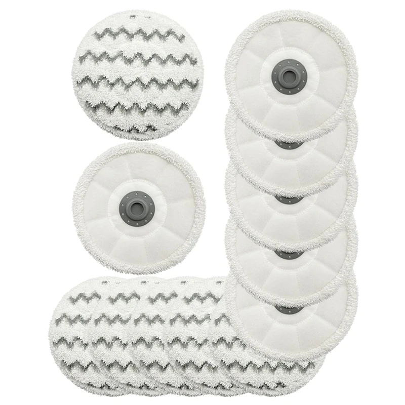 

12Pack Rotating Mop Pads Replacement For Bissell Spinwave Smartsteam 3897A Scrubbing Steam Mop