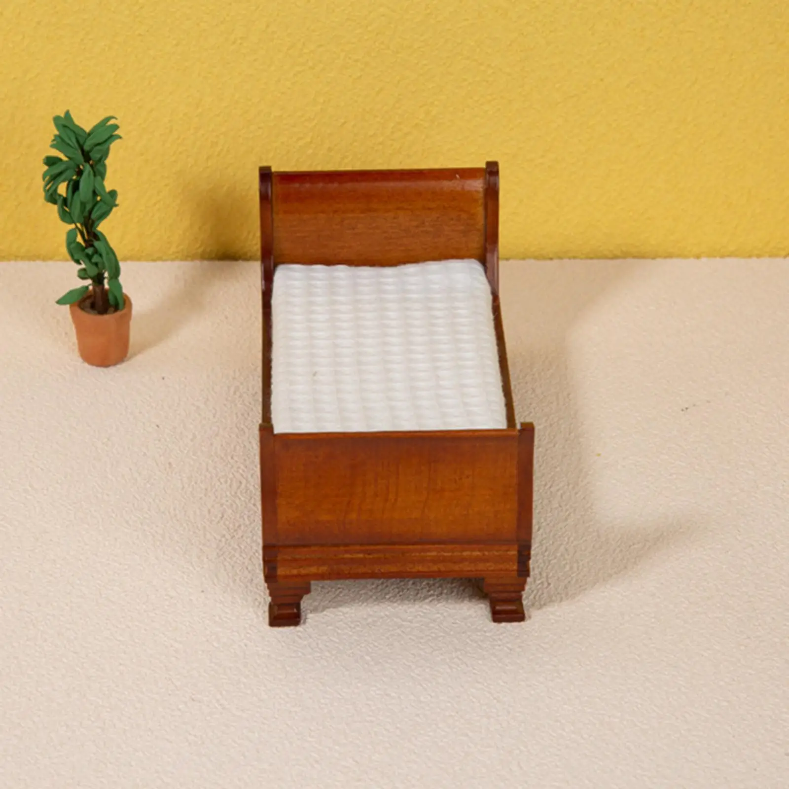 

European Style Doll House Miniatures Bed Dollhouse Furniture for Kids Girls