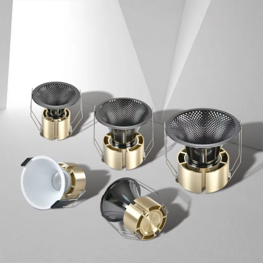 

Светодиодный встроенный прожектор с затемнением, круглый потолочный светильник 7 Вт, 10 Вт, 12 Вт, светильник для украшения дома, кухни, спальни, гостиной