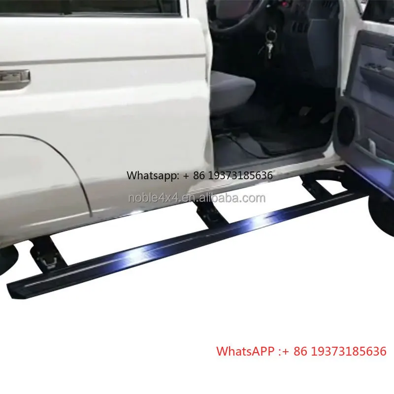 

Noble Automobile High Aluminum Accessories Electric Running Boards for TOYOTA LC79 2012-2023 With LED Light
