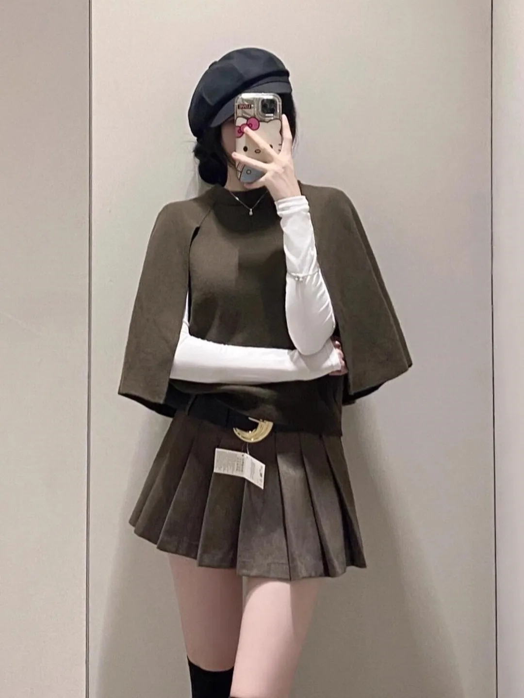 

Fall 2025 New Women's Loose Layered Sve round Ne Cowl Ne Sweater ort Sve Knitted irt oulder Wrap Faionable ...